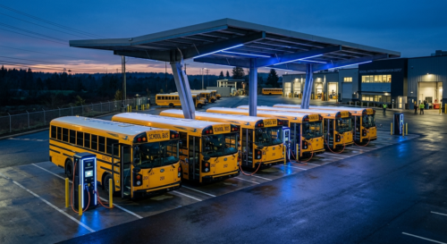 School Bus Electrification: Sizing Overnight Charging for Seasonal Duty Cycles