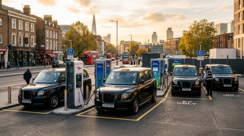 Taxi and Ride-Hailing Fleet Charging: Balancing Speed, Cost, and Vehicle Uptime