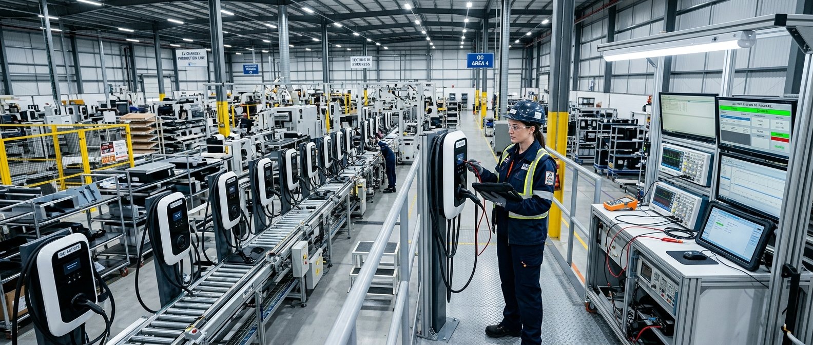 EV Charger Manufacturing Audit Checklist | evaisun